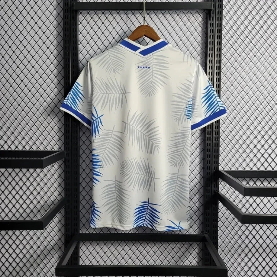 2022 Brazil Blue Beach Football Jersey alternate view
