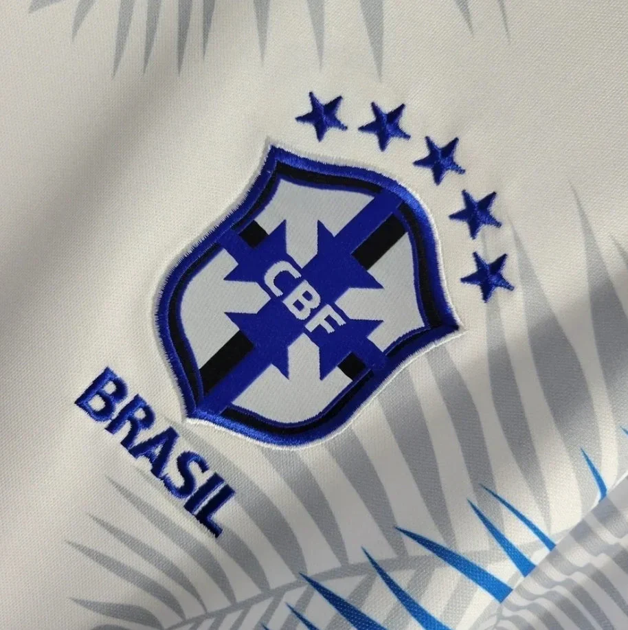 2022 Brazil Blue Beach Football Jersey 4