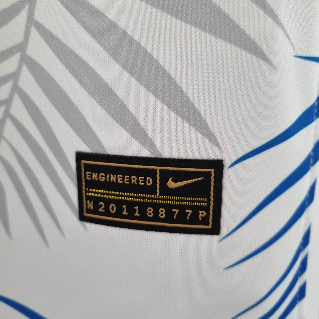 2022 Brazil Blue Beach Football Jersey 5