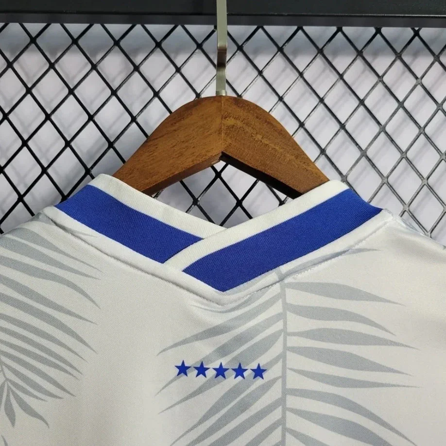 2022 Brazil Blue Beach Football Jersey 7