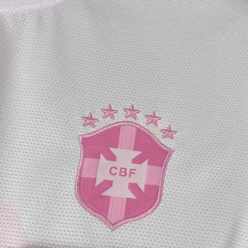 2026 Brazil Special Edition Pink Rio Football Shirt 5
