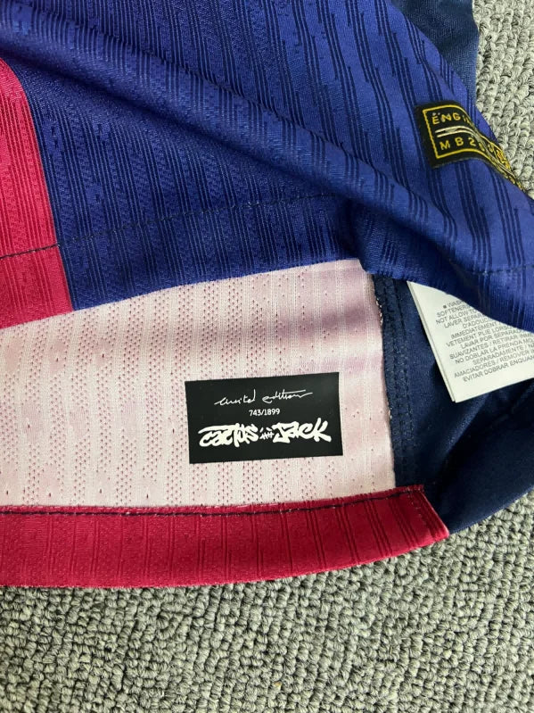 Barcelona x Travis Scott Edition 24/25 Player Version Football Jersey 5