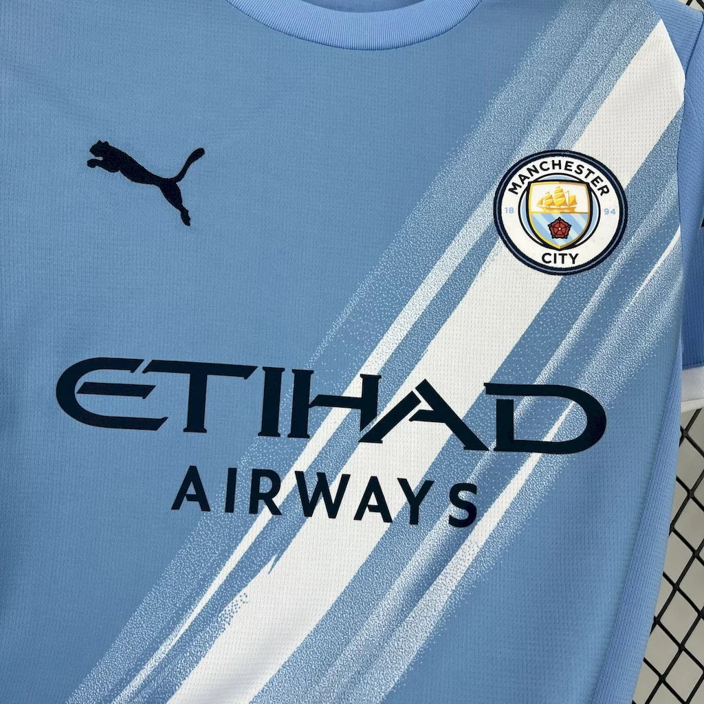 2025/2026 Manchester City Home Football Shirt 4