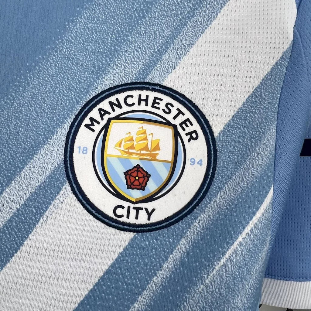 2025/2026 Manchester City Home Football Shirt 5