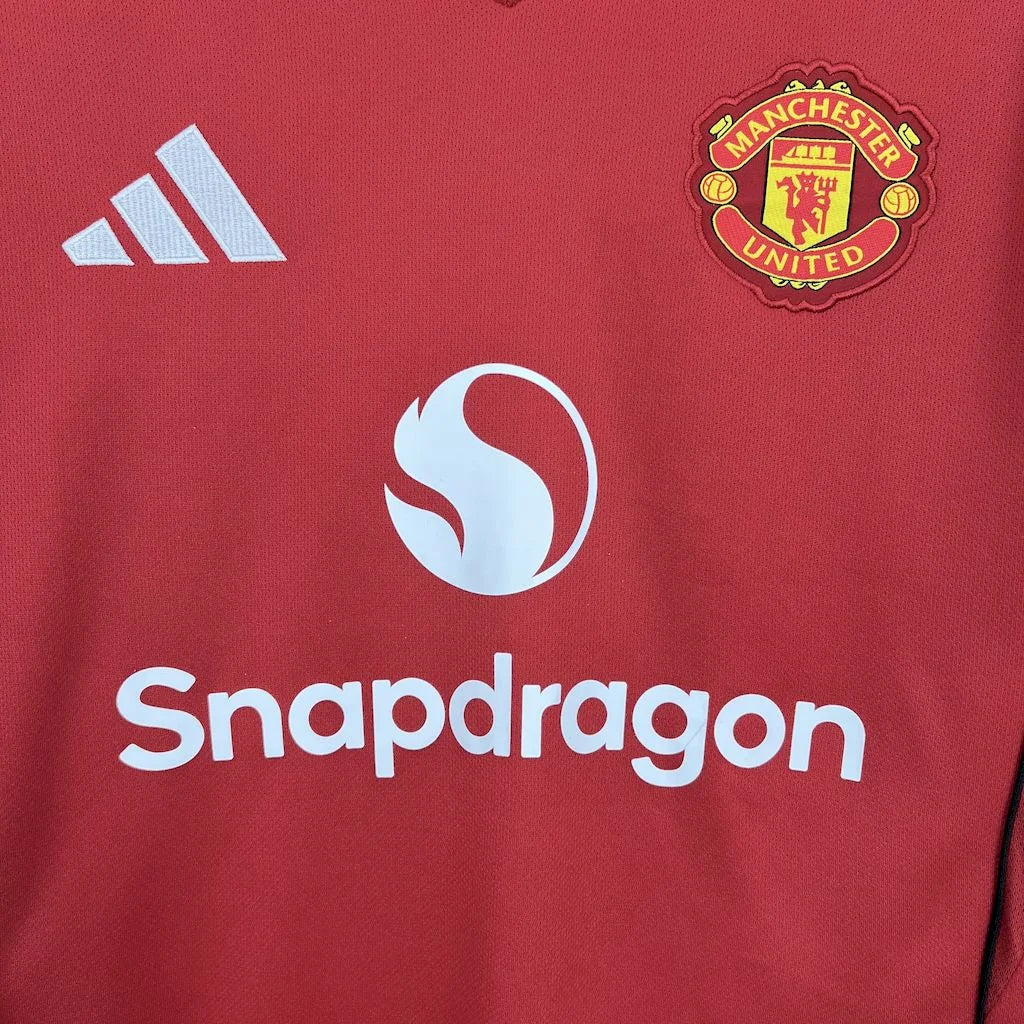 2025/2026 Manchester United Home Football Shirt 3