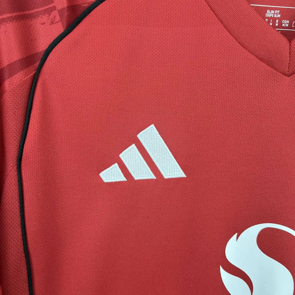 2025/2026 Manchester United Home Football Shirt 4