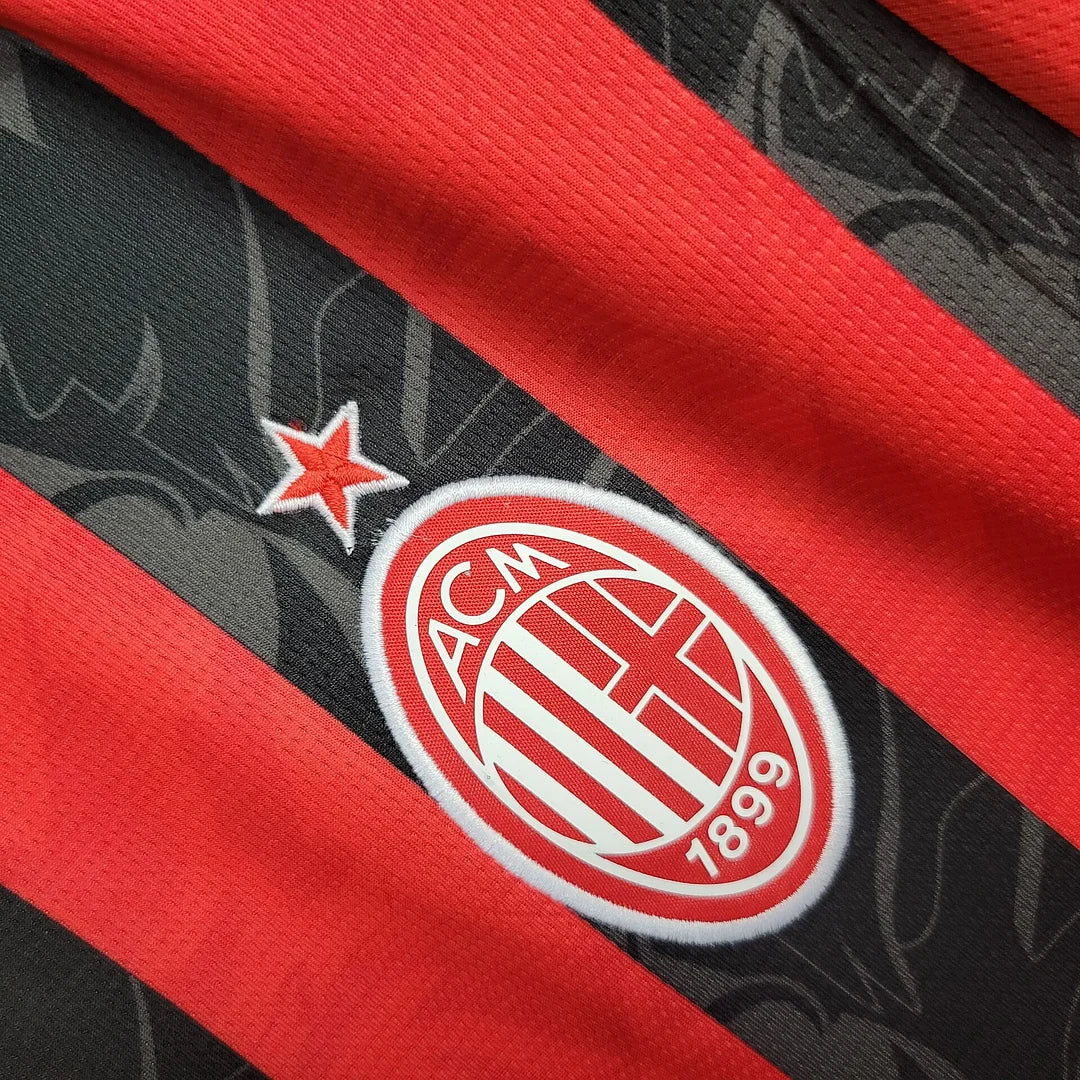 2025/2026 AC Milan Home Football Shirt 4
