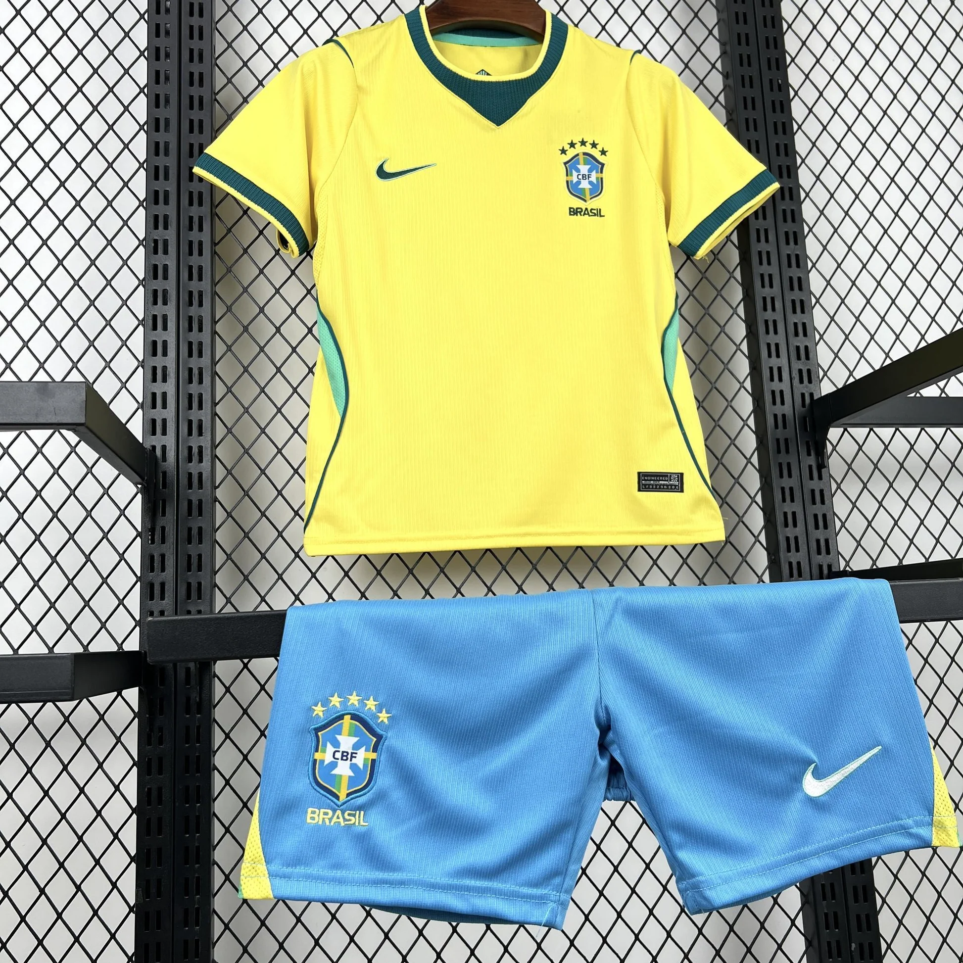 2026 Brazil Home World Cup Football Shirt Kids Size 6