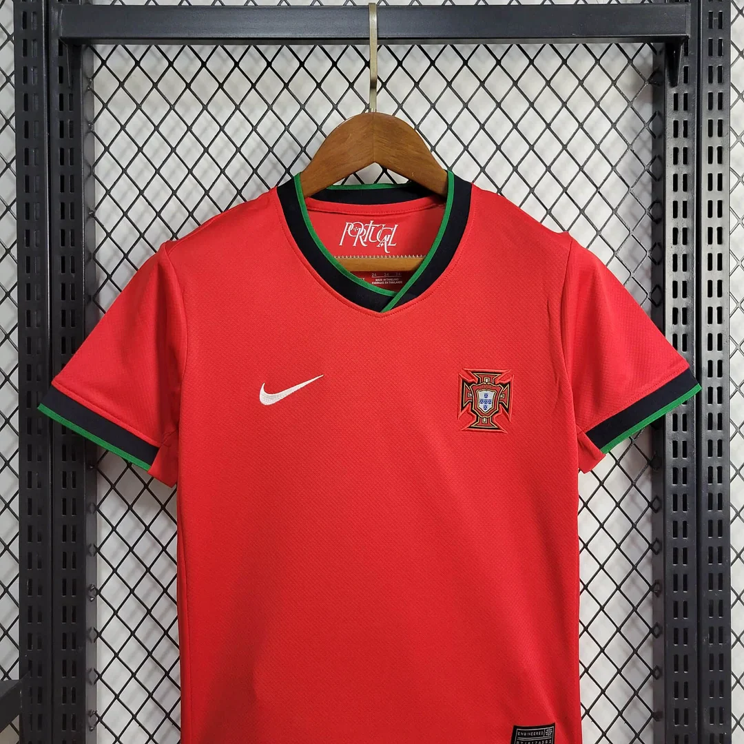 2024 Portugal Home Football Shirt Kids Size 3