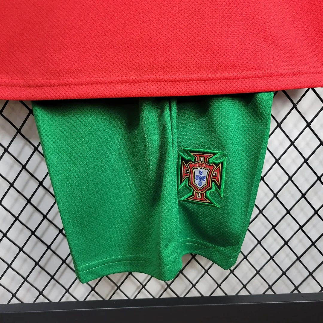 2024 Portugal Home Football Shirt Kids Size 6