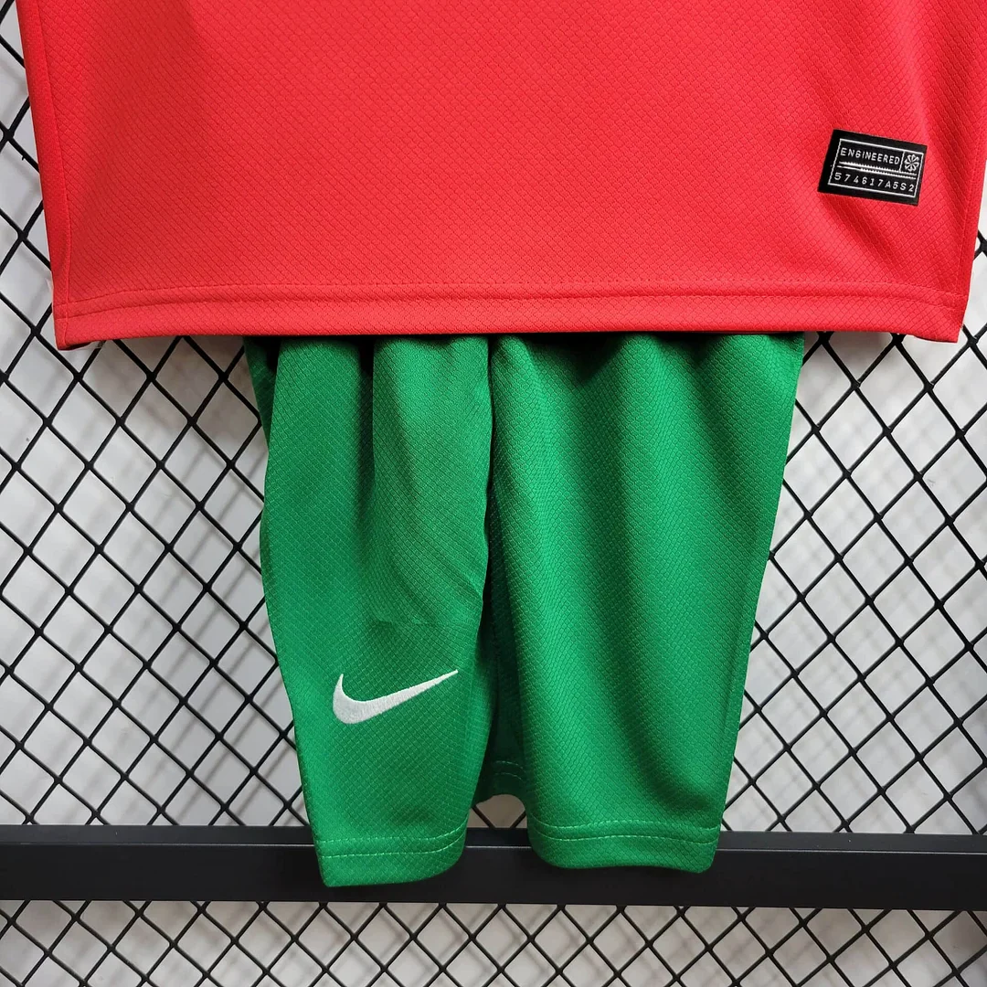 2024 Portugal Home Football Shirt Kids Size 7