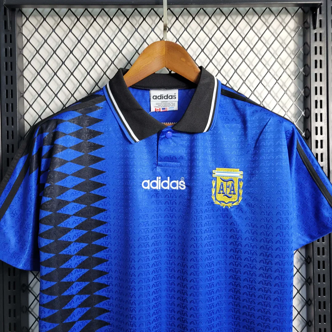1994 Retro Argentina Home Jersey 6