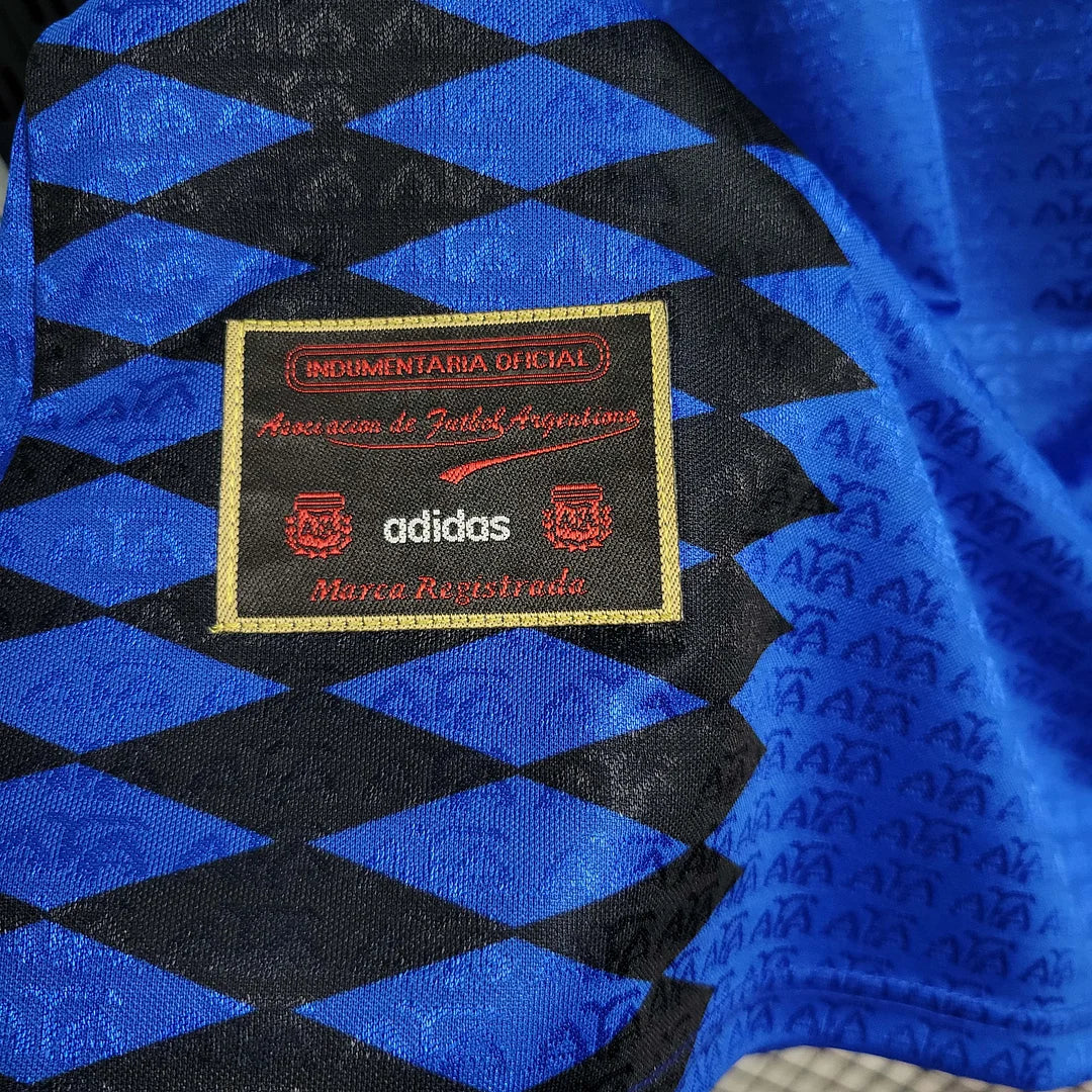 1994 Retro Argentina Home Jersey 7