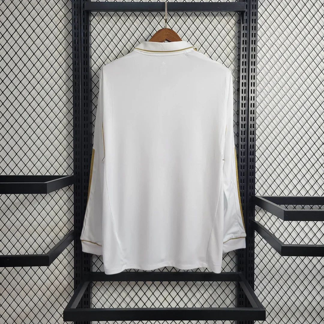2011/2012 Retro Real Madrid Home Jersey Long Sleeve alternate view