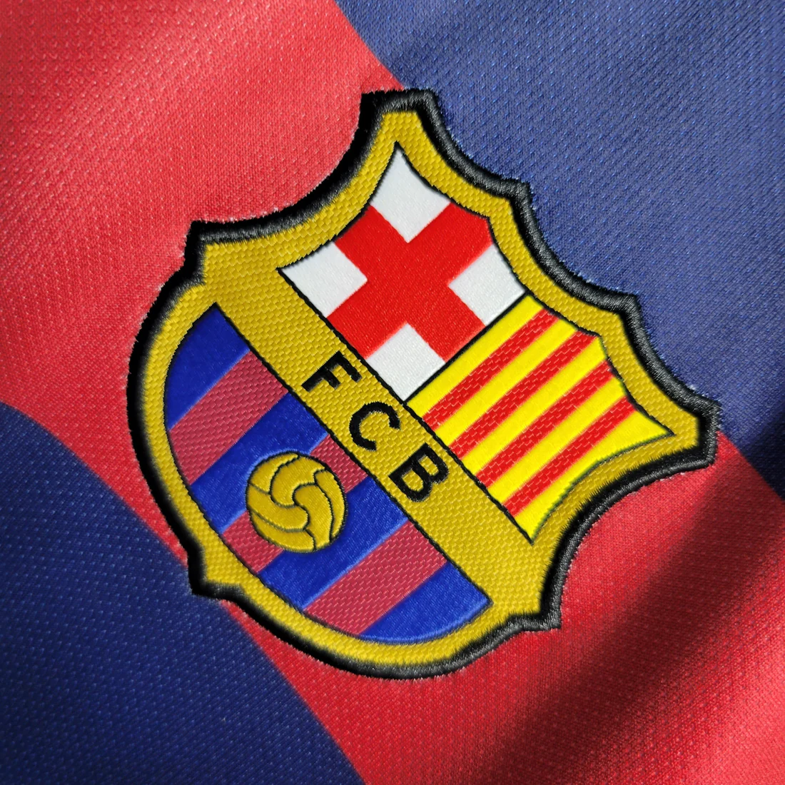 2015/2016 Retro Barcelona Home Jersey 3