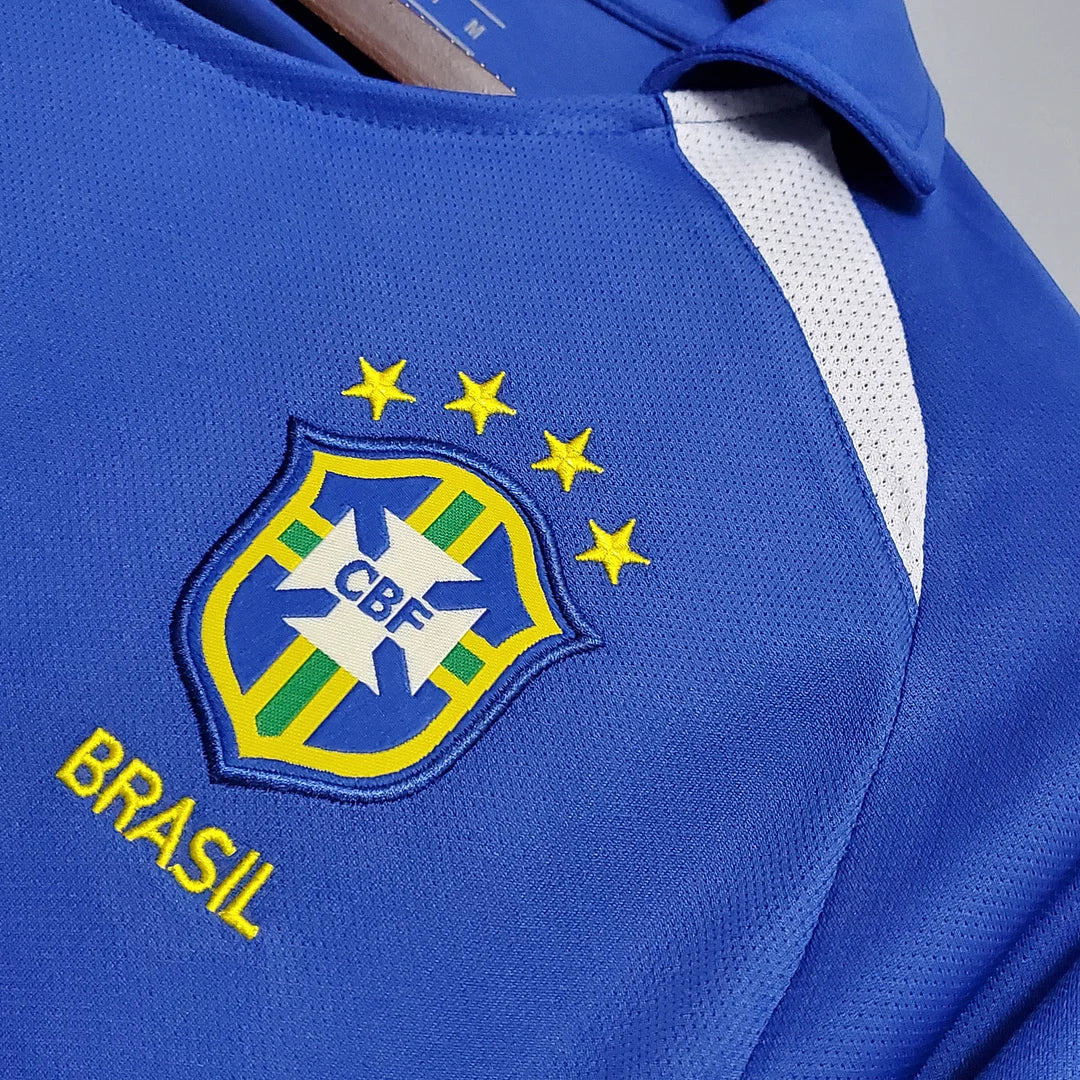 2002 Retro Brazil Away Jersey 3