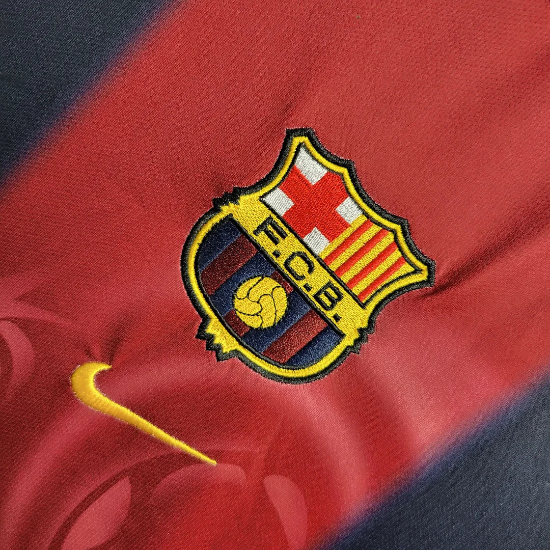 Barcelona x Travis Scott Retro 2000/01 Home Skeleton Jersey 3