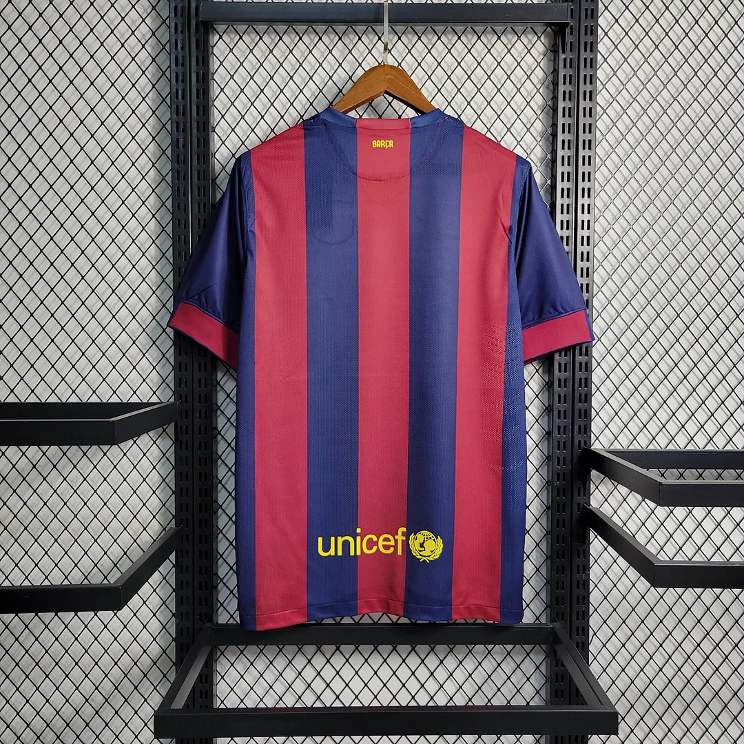 2014/2015 Retro Barcelona Football Shirt Home alternate view