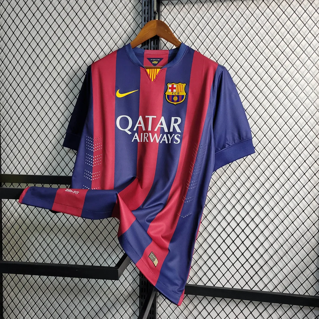 2014/2015 Retro Barcelona Football Shirt Home 3