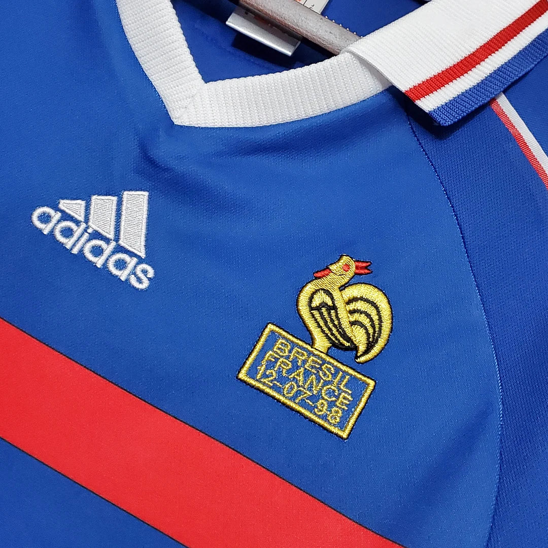 1998 Retro France Home Football Shirt 5