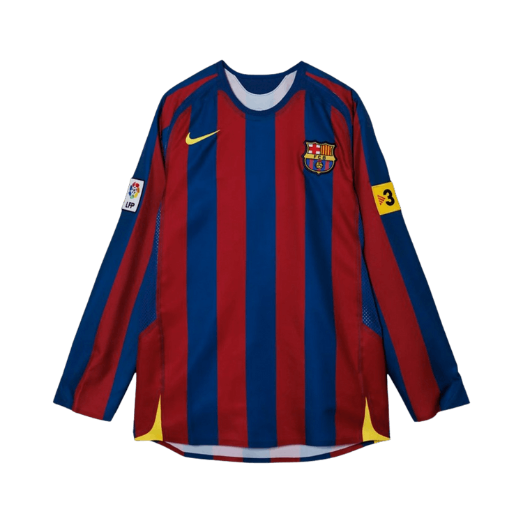 2006/2007 Barcelona Long Sleeve Home Jersey