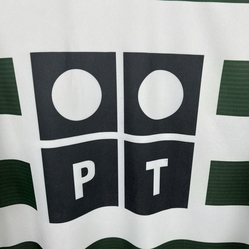 2001/2003 Retro Long Sleeve Sporting Lisbon Home Football Shirt 5