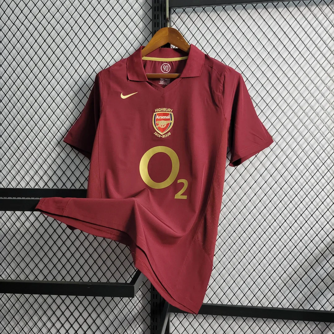 2005/2006 Retro Arsenal Home Football Shirt 3