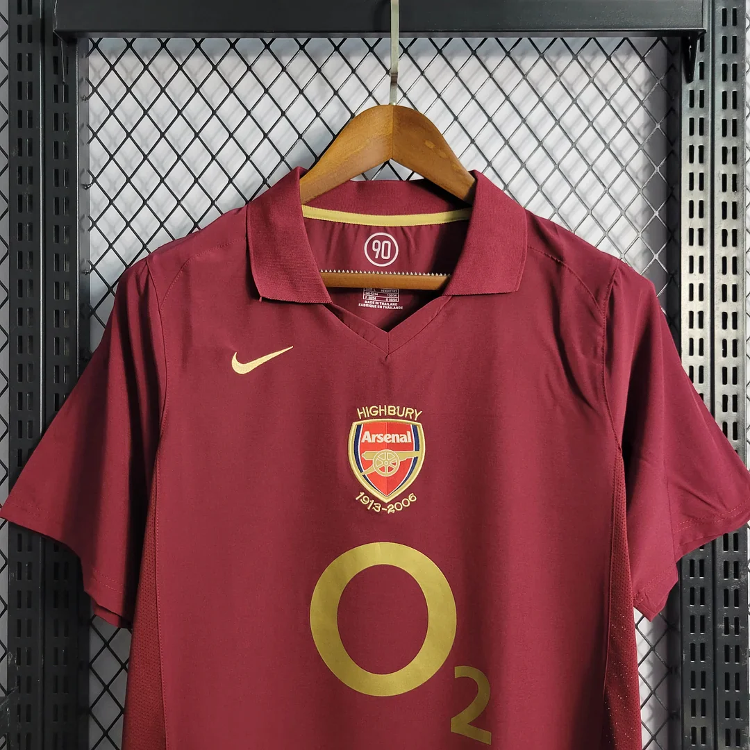 2005/2006 Retro Arsenal Home Football Shirt 4