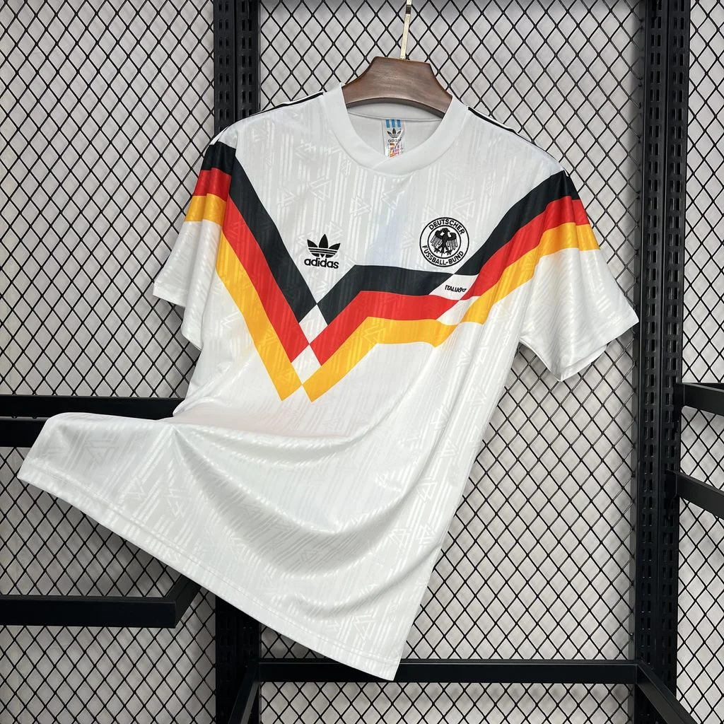 1990 Retro Soccer Jersey Germany Home alternate view