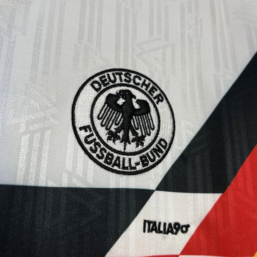 1990 Retro Soccer Jersey Germany Home 5