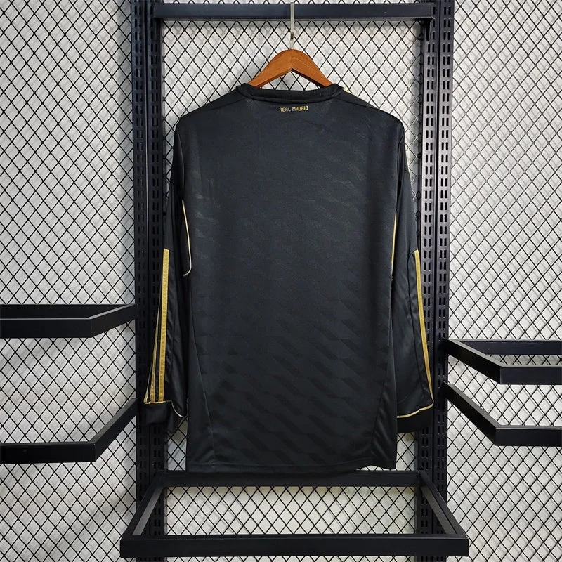 2011/2012 Long Sleeve Retro Real Madrid Away Football Shirt alternate view