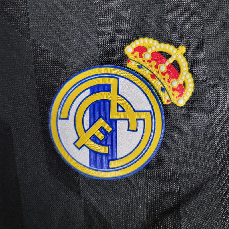 2011/2012 Long Sleeve Retro Real Madrid Away Football Shirt 3