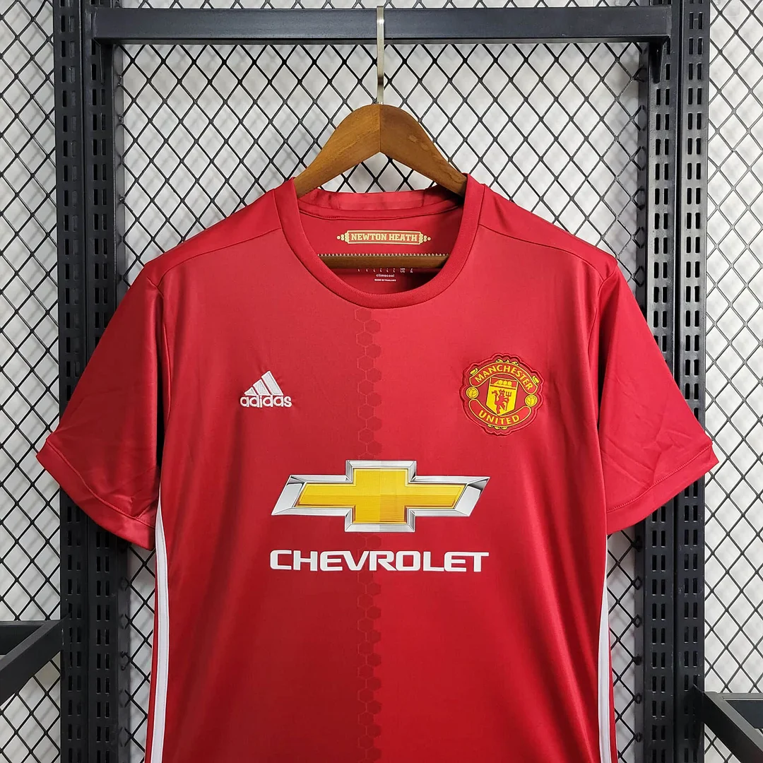2017/2018 Retro Manchester United Home Football Shirt 4