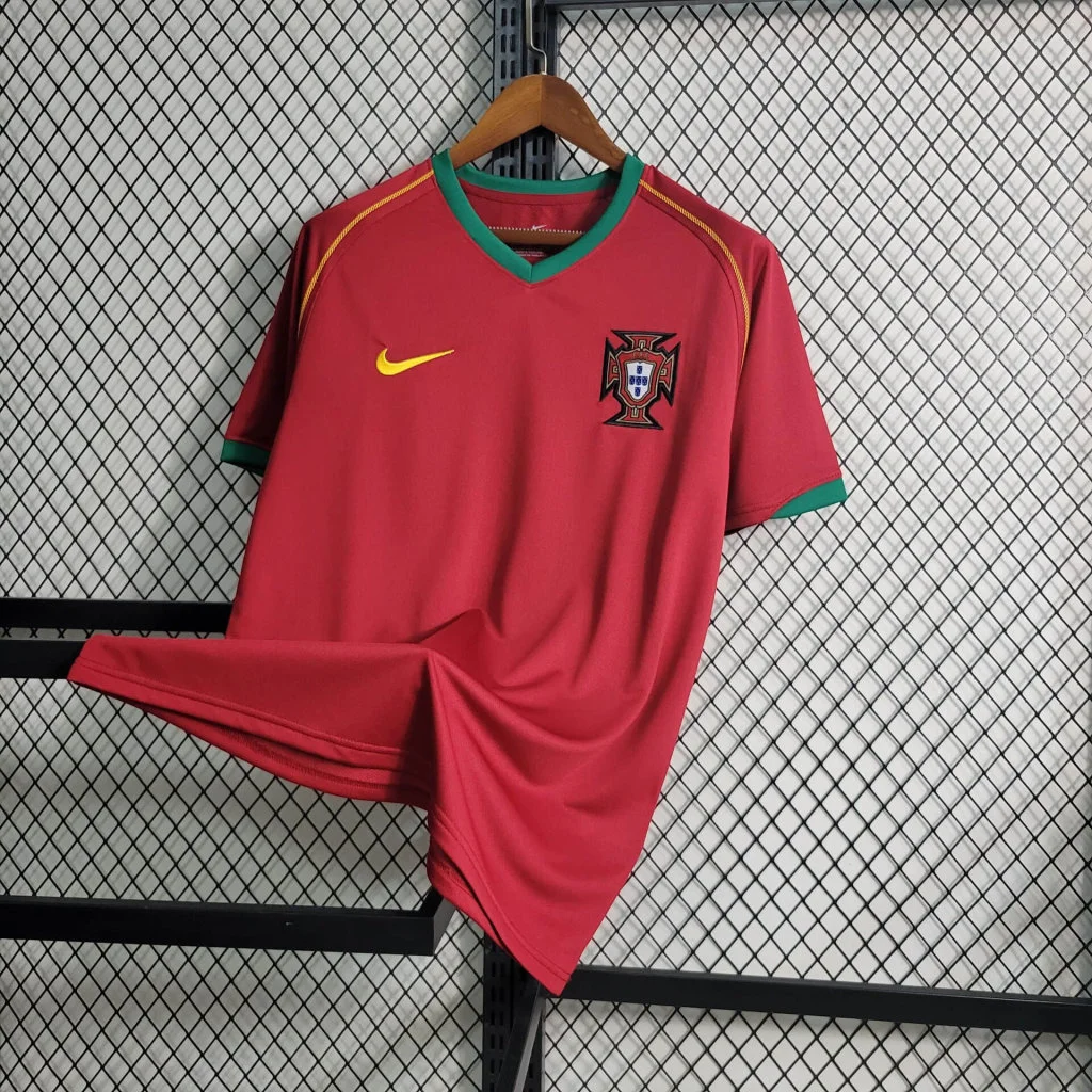 2006 Retro Portugal Home Football Shirt 3