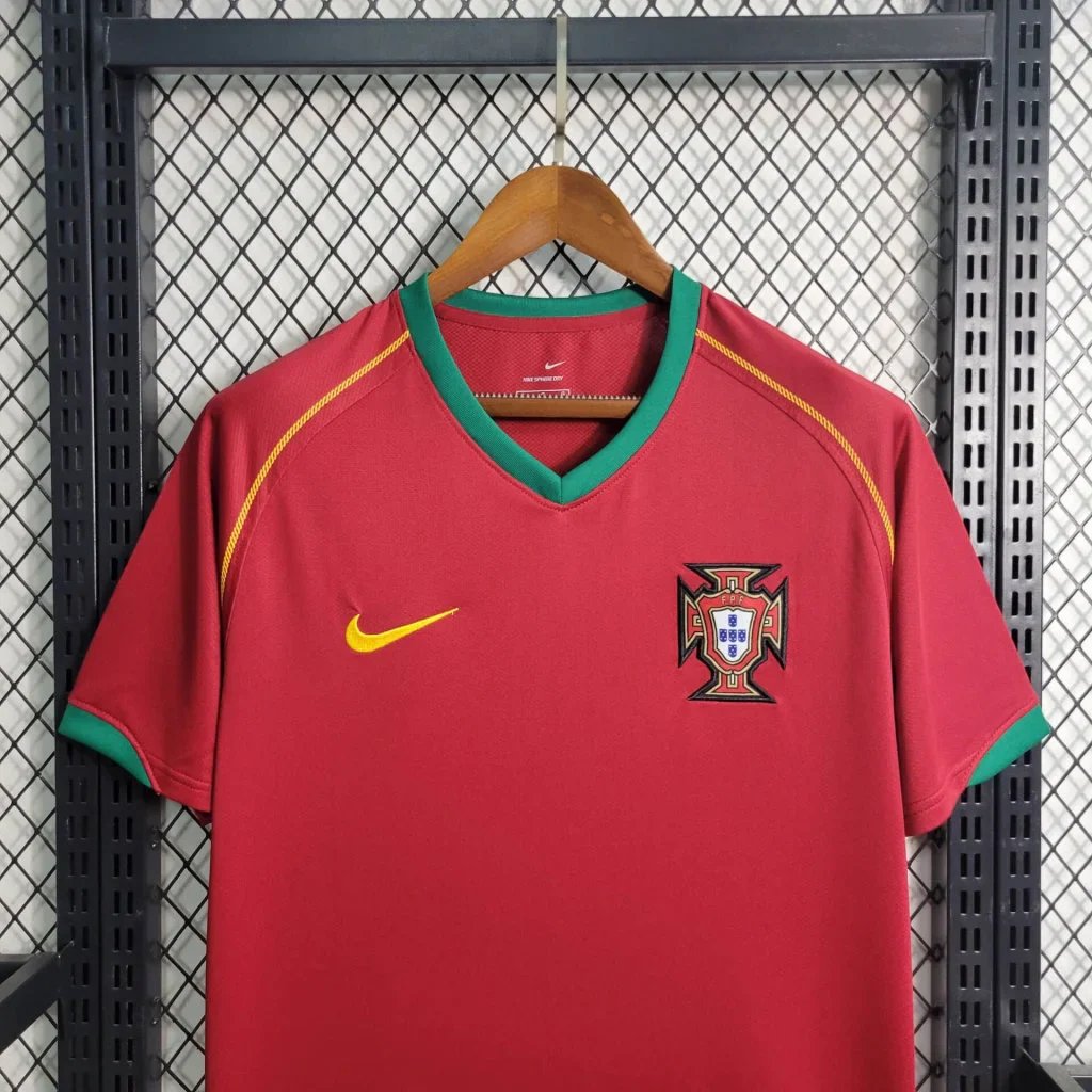 2006 Retro Portugal Home Football Shirt 4