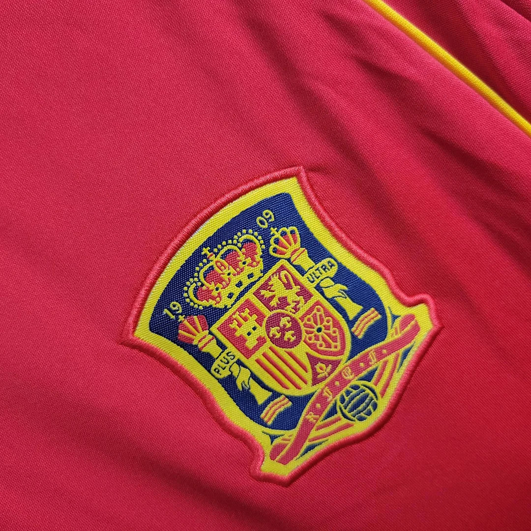 2010 Retro Spain Home Football Shirt 4