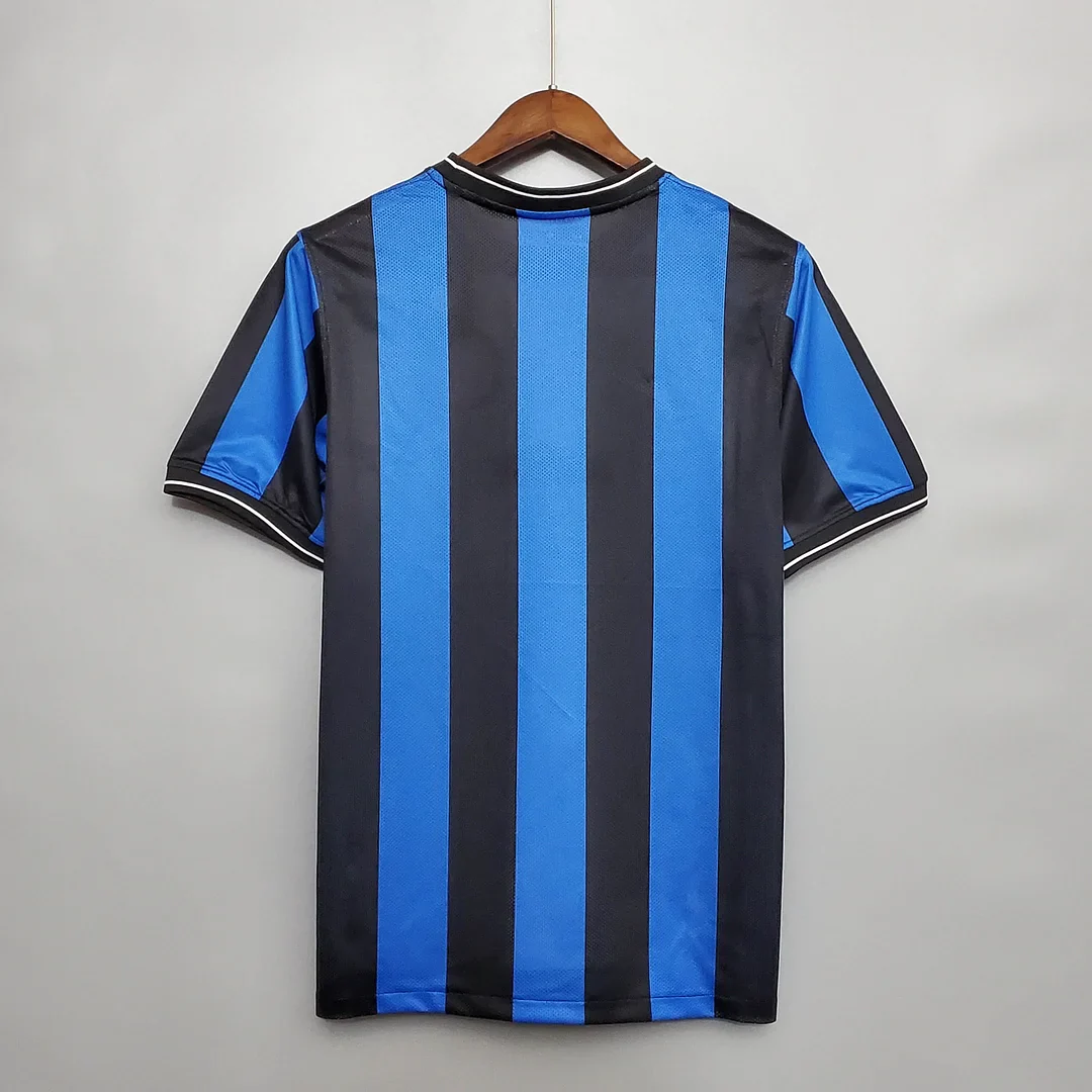 2009/2010 Retro Internazionale Milan Home UEFA Champions League Edition Football Jersey alternate view
