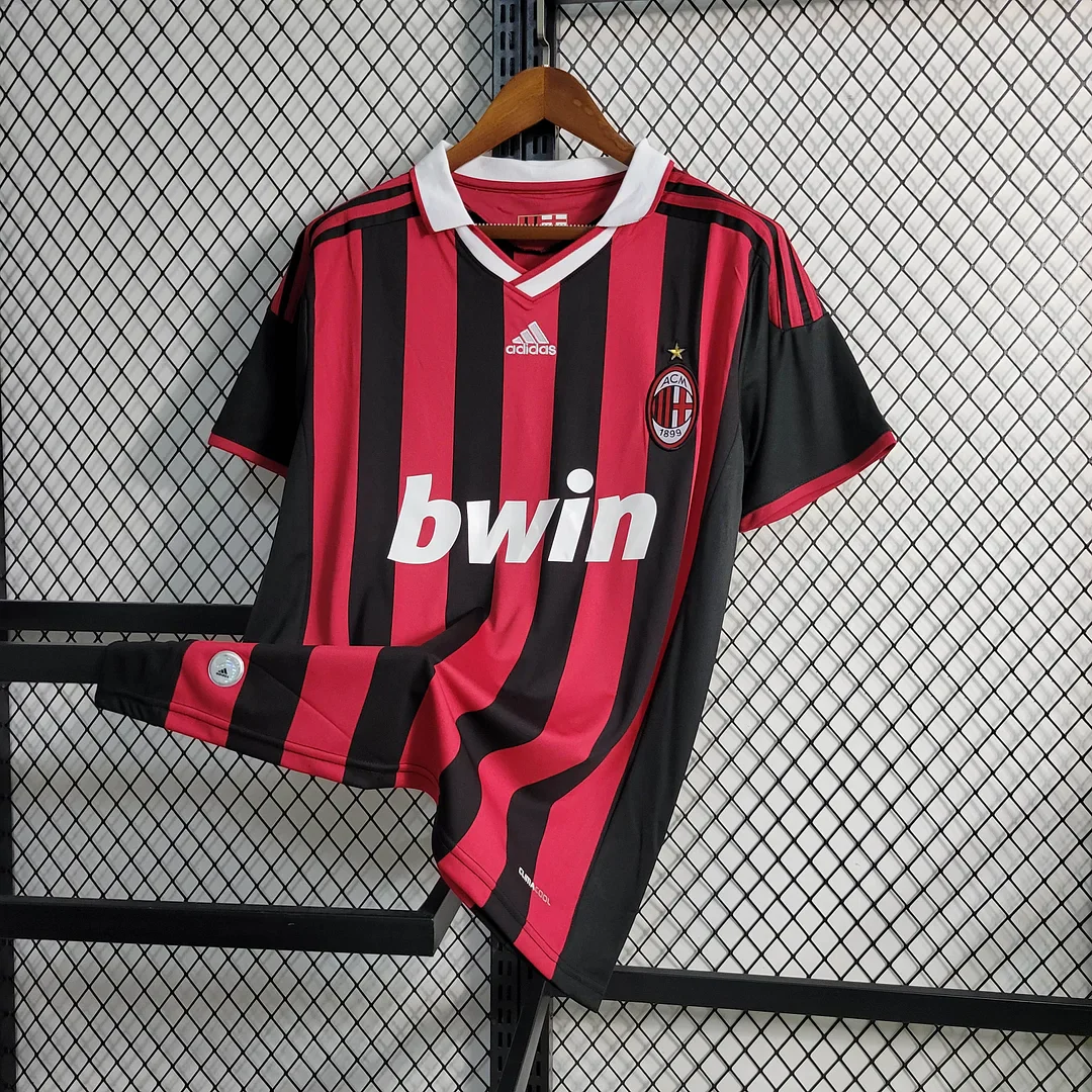 2009/2010 Retro AC Milan Home Football Shirt 3