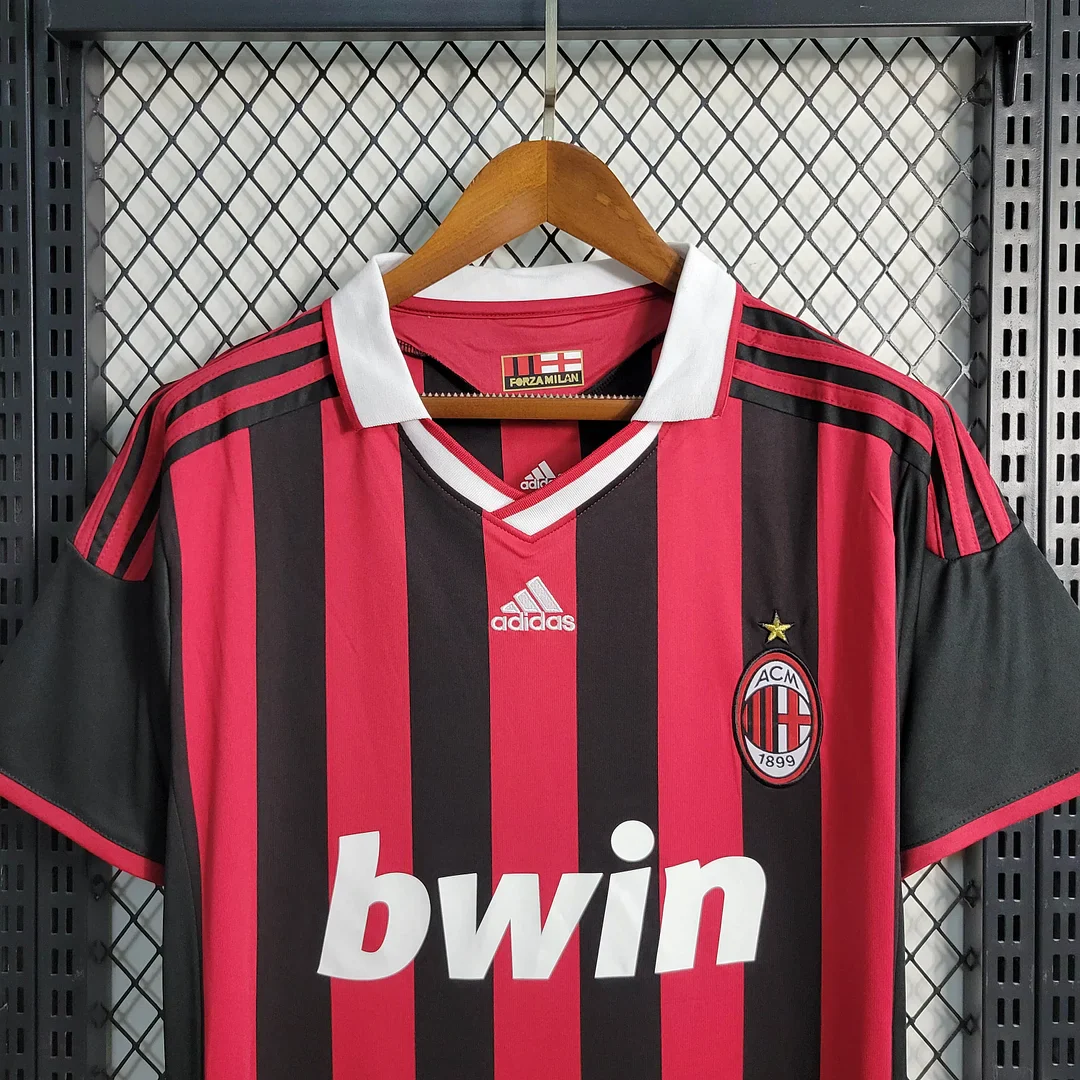 2009/2010 Retro AC Milan Home Football Shirt 4
