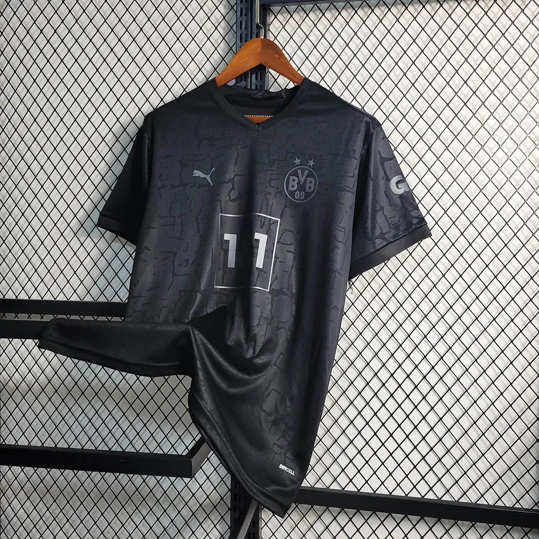 2023 Dortmund Blackout Special Edition Football Shirt 3