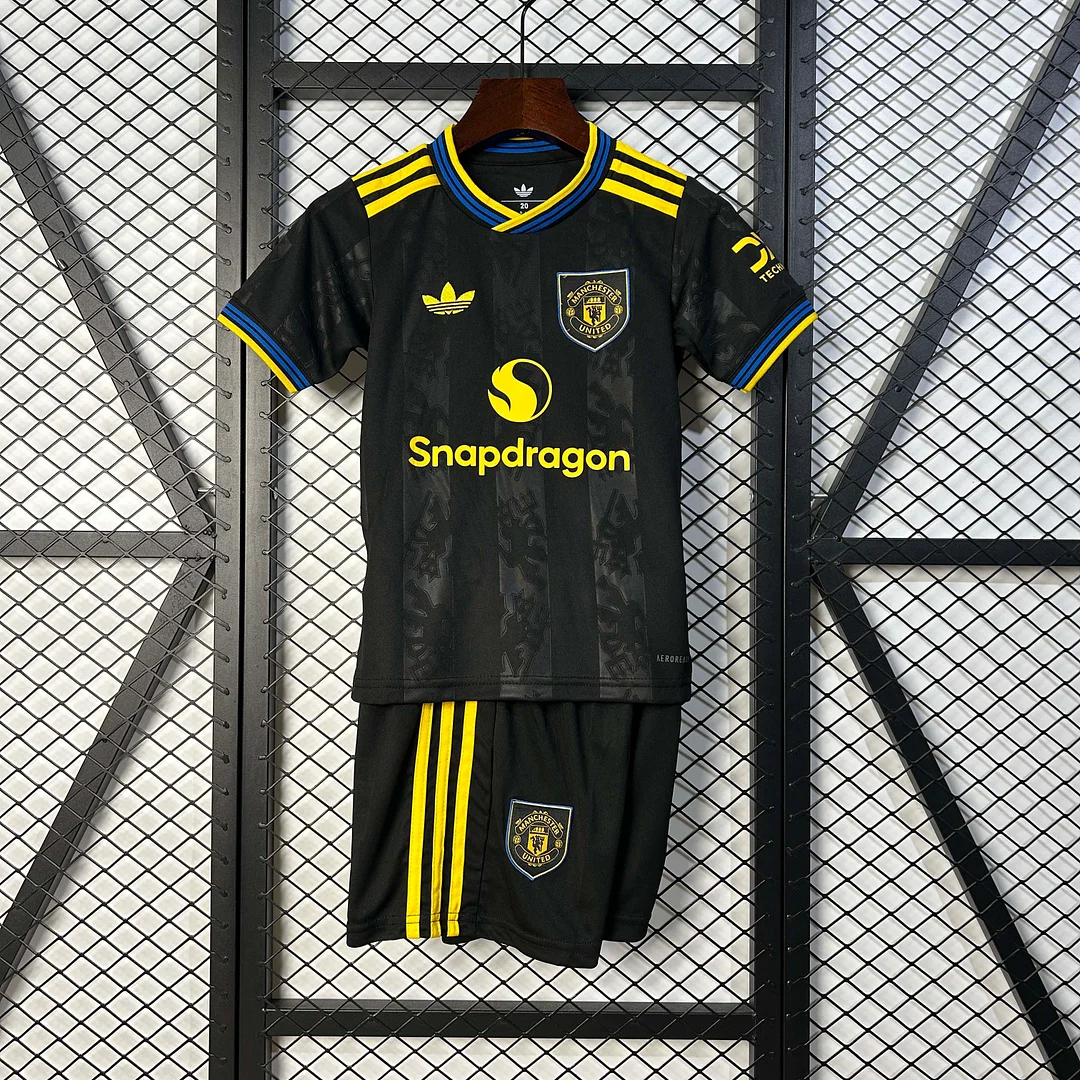 2025/2026 Manchester United Third Away Football Shirt Kids Size