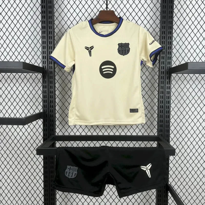 2025/2026 Barcelona Away Football Shirt Kids Size
