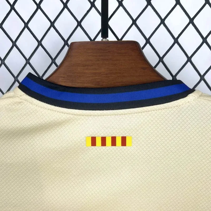 2025/2026 Barcelona Away Football Shirt Kids Size 4