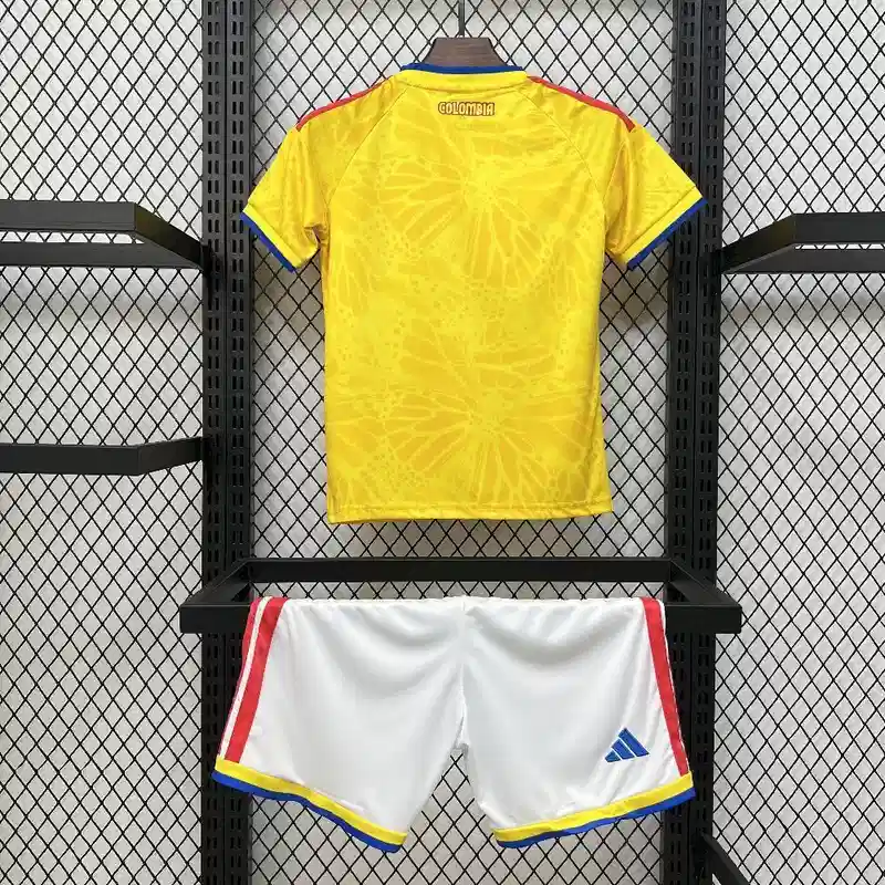 2026 Kids Size Colombia Home Football Shirt alternate view