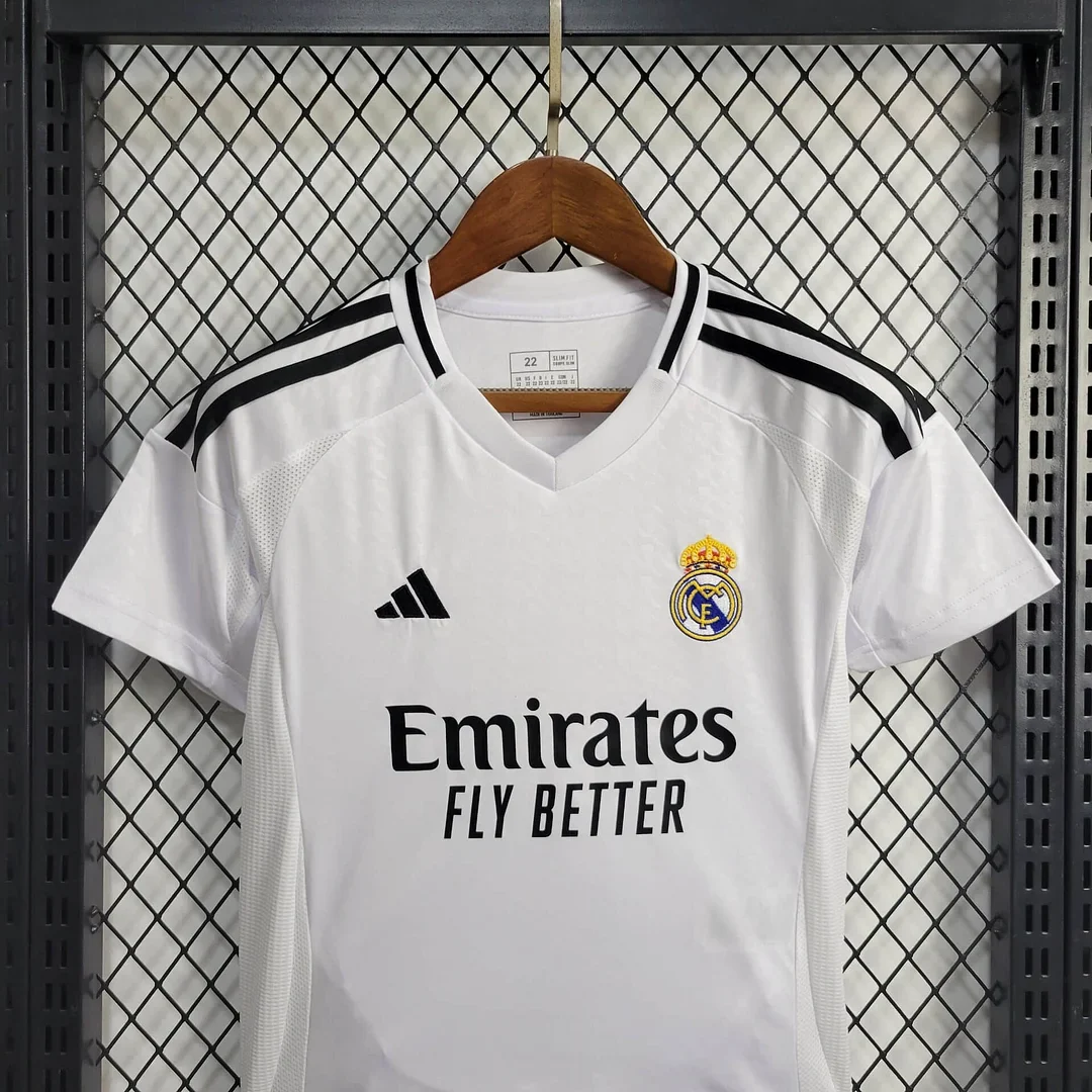 2024/2025 Real Madrid Home Football Shirt 1:1 Thai Quality Kids Size alternate view