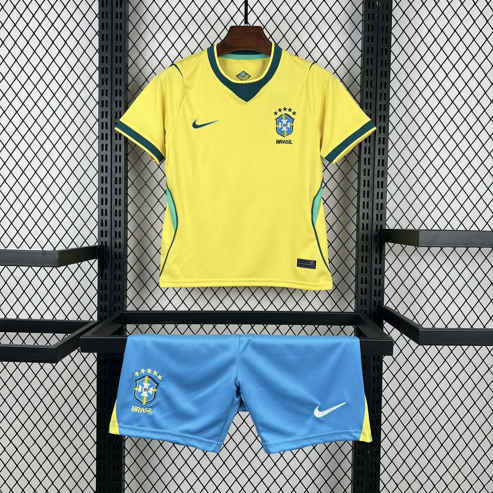 2026 Brazil Home World Cup Football Shirt Kids Size