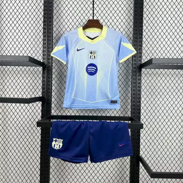 2025/2026 Kids Size Barcelona Special Edition Blue Football Shirt
