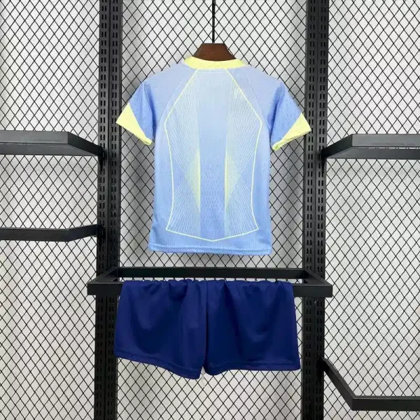 2025/2026 Kids Size Barcelona Special Edition Blue Football Shirt alternate view