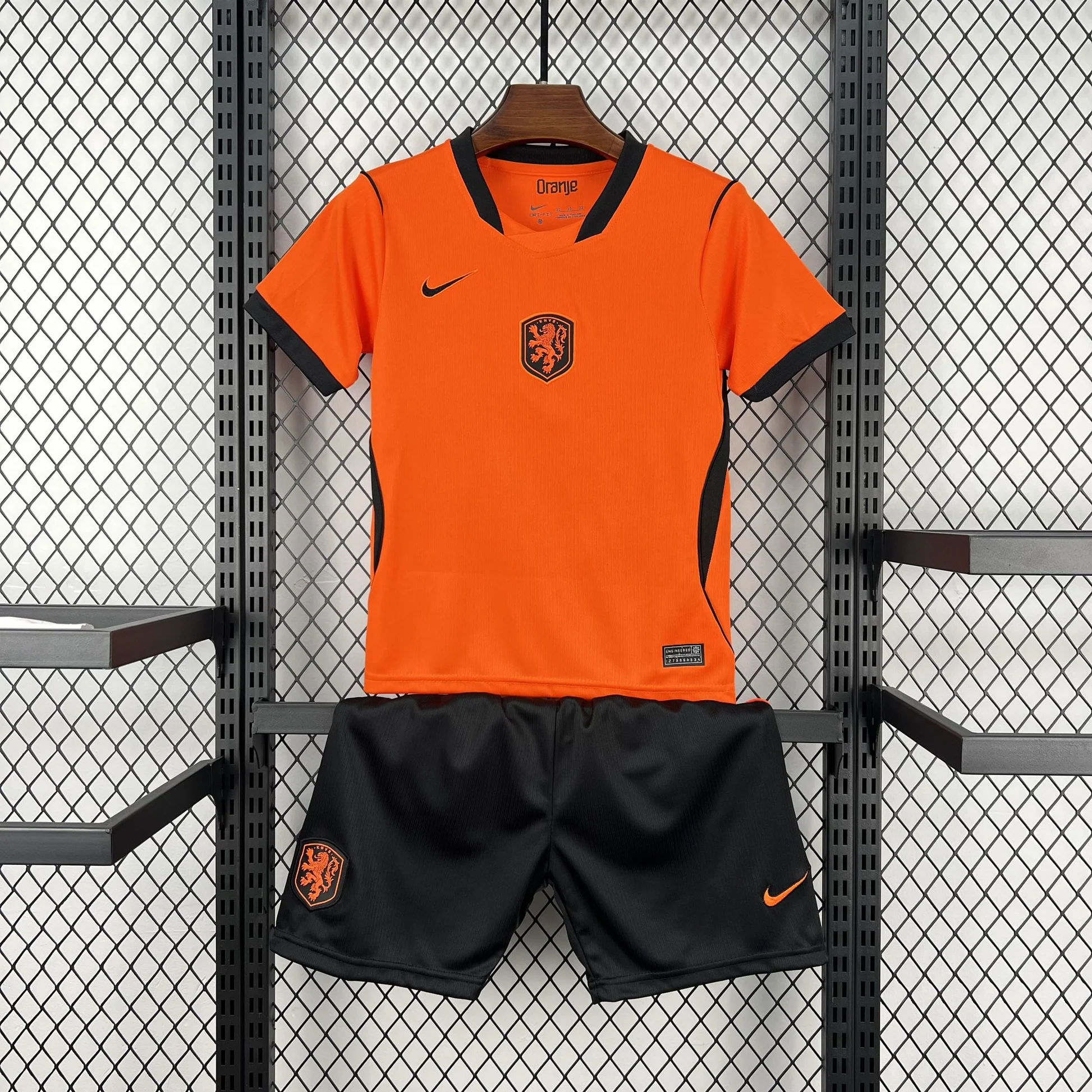 2026 Netherlands Home World Cup Football Shirt Kids Size