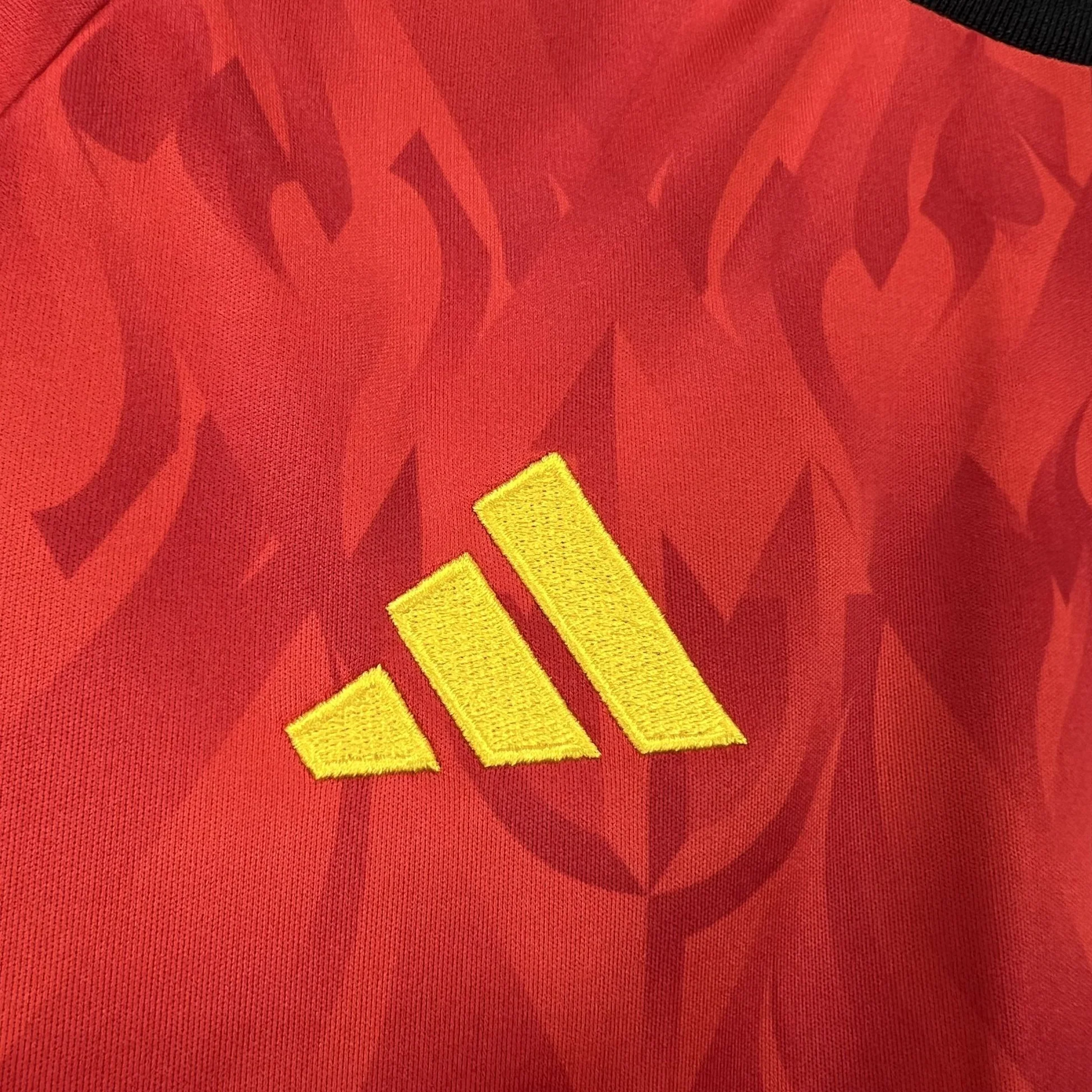 2026 Belgium Home World Cup Football Shirt Kids Size 3